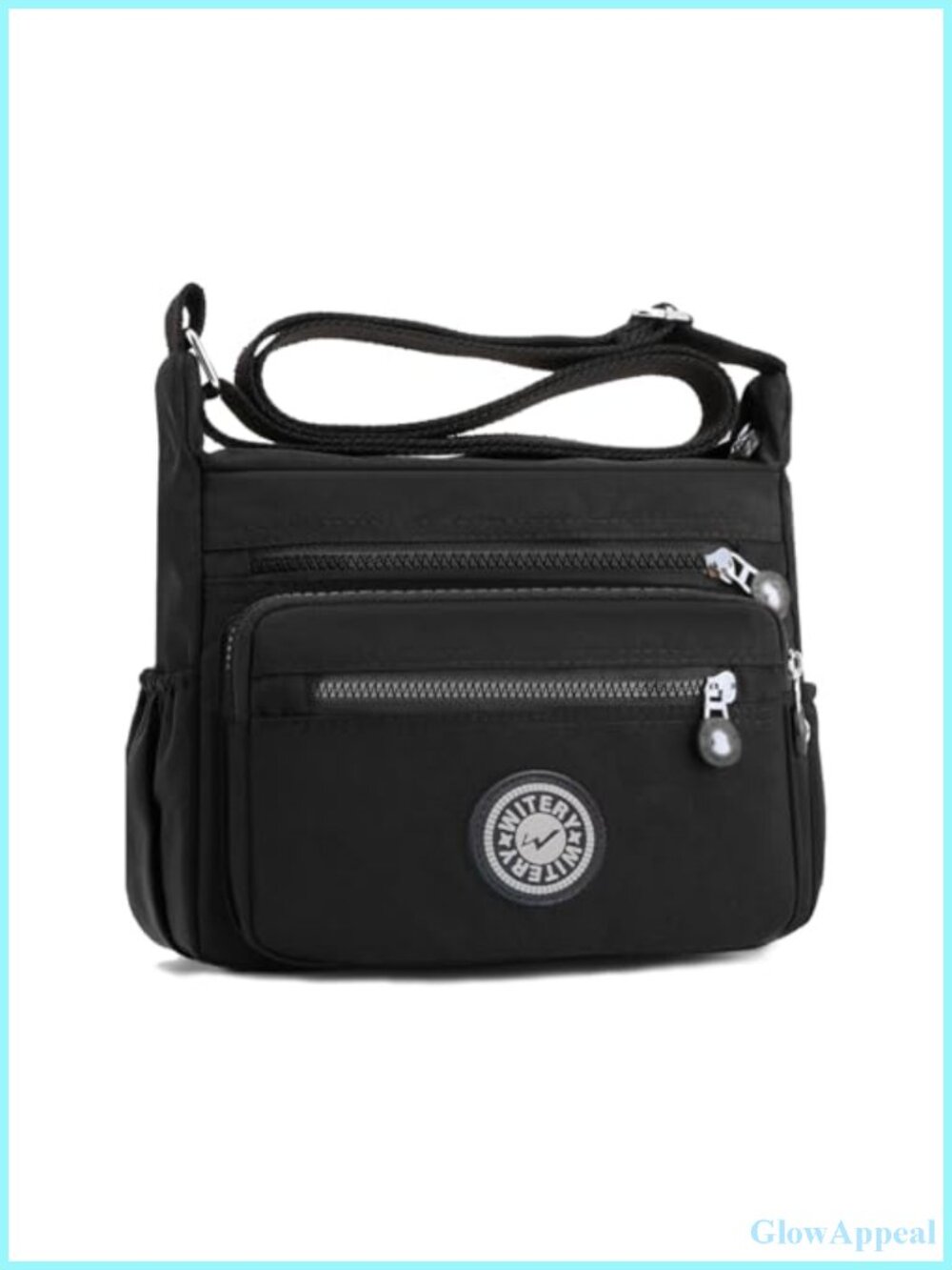WITERY Nylon Crossbody Bag Water Resistant Adjustable Strap Lightweight Women's